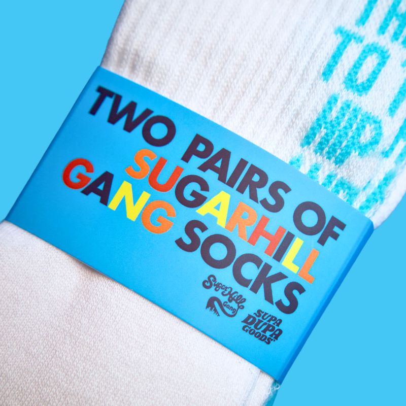 Sugarhill Gang - Rapper's Delight Socks - Two-Pack Official Licensed