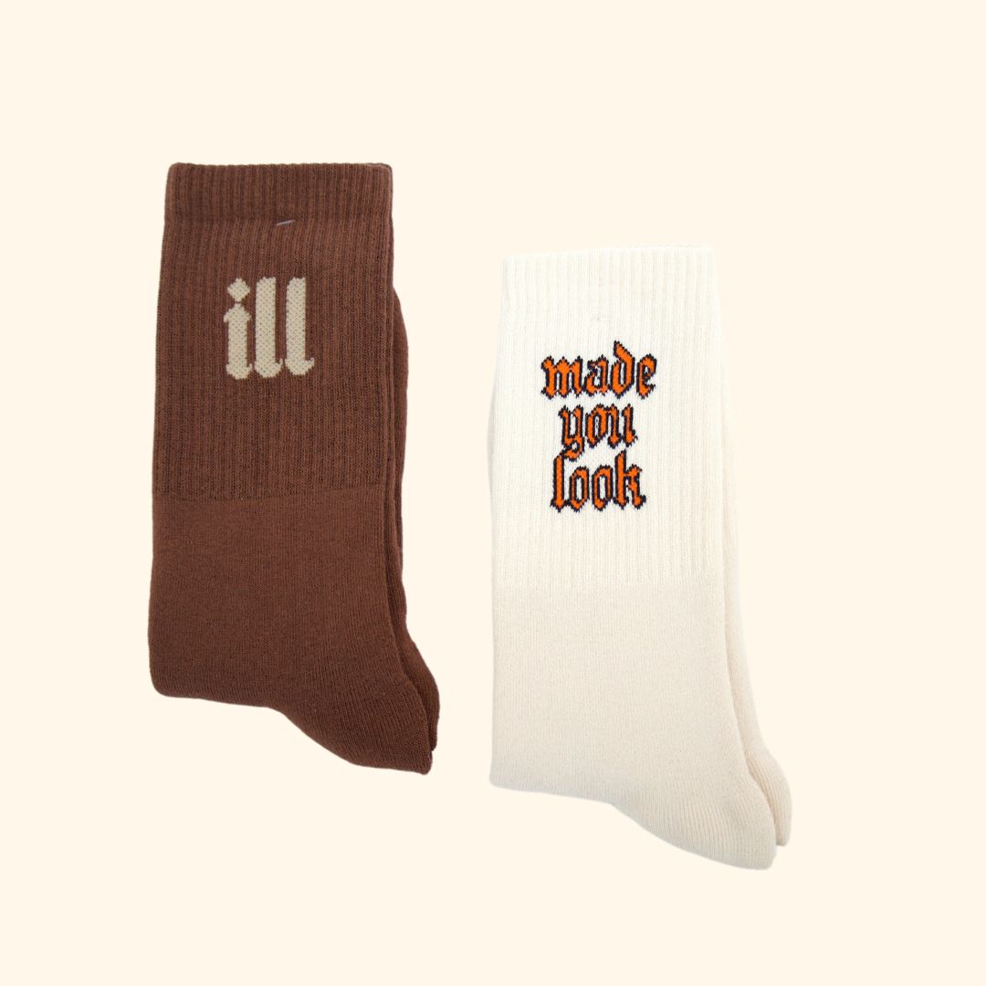 Habe dich aussehen lassen Socken