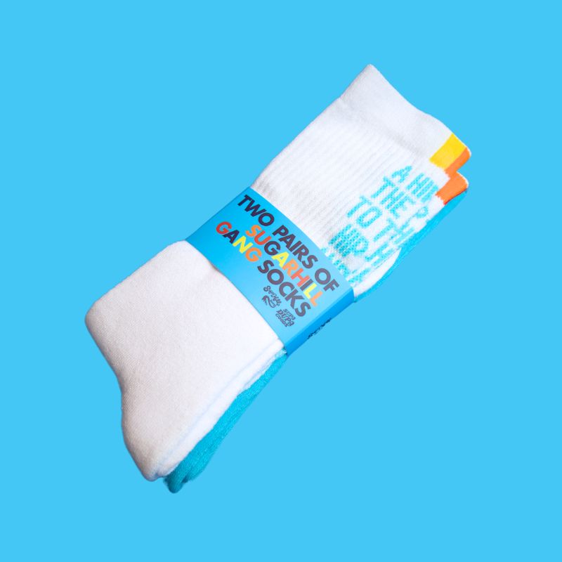 Sugarhill Gang - Rapper's Delight Socks - Two-Pack Official Licensed