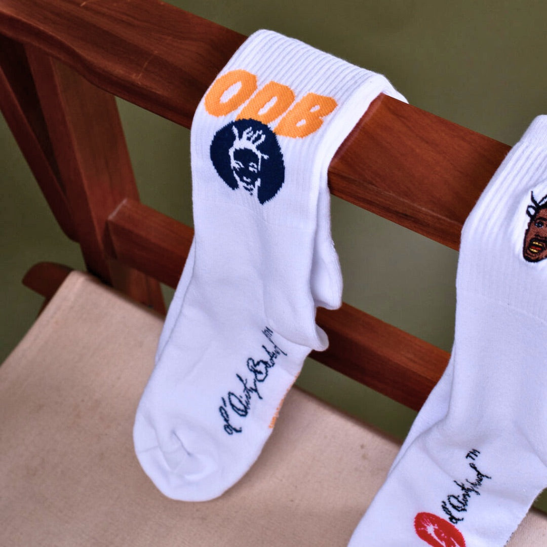 Ol' Dirty Bastard 'ODB' Text Socks
