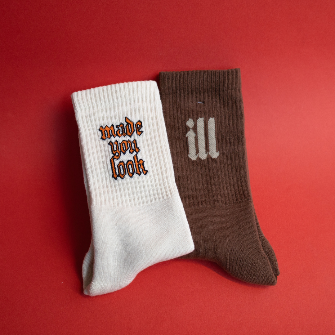 Habe dich aussehen lassen Socken