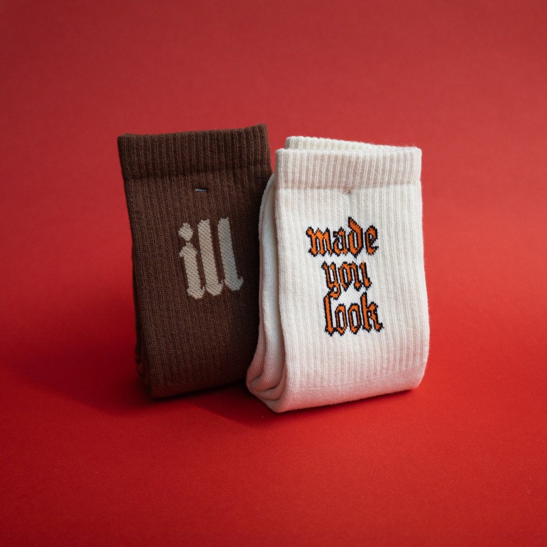 Habe dich aussehen lassen Socken