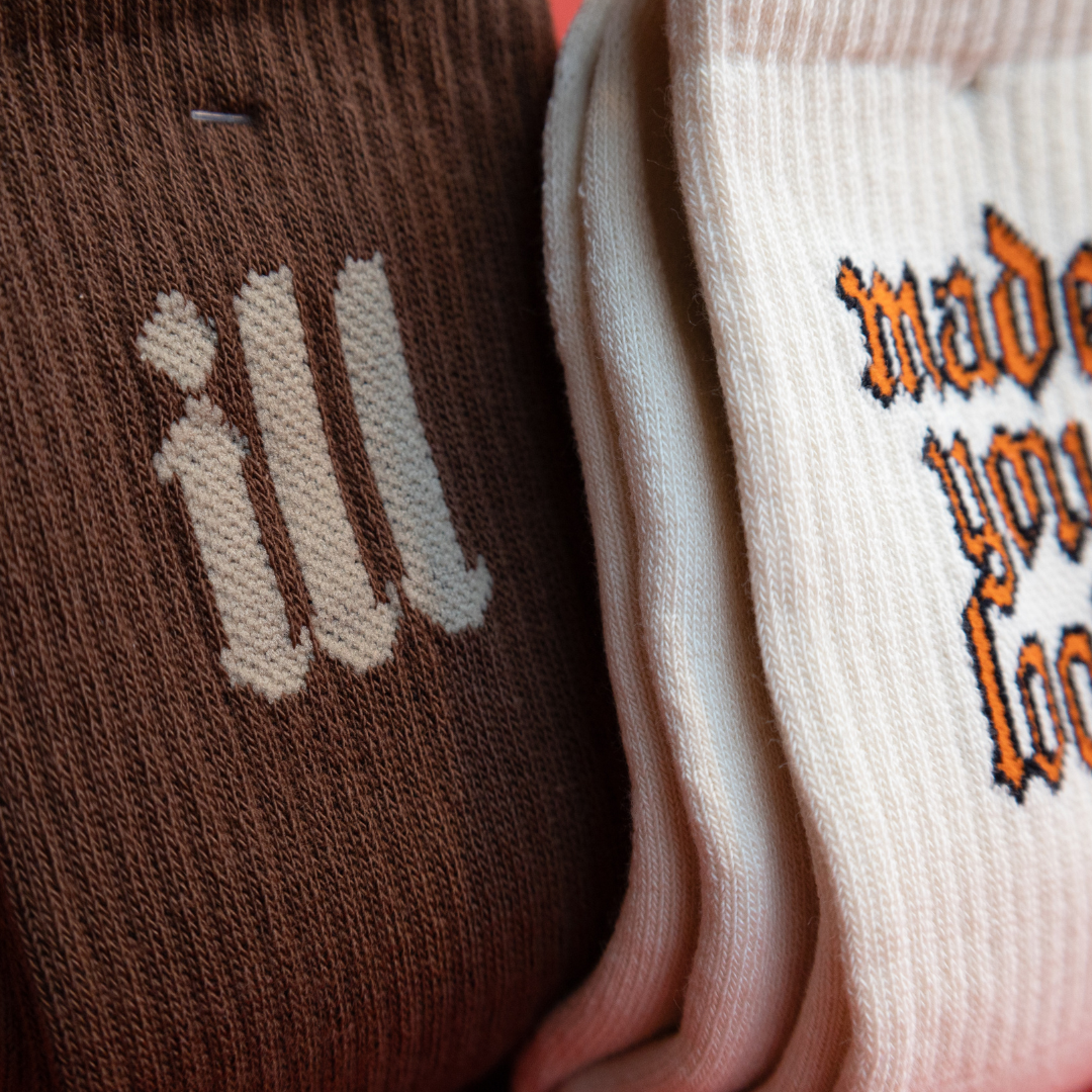 Habe dich aussehen lassen Socken
