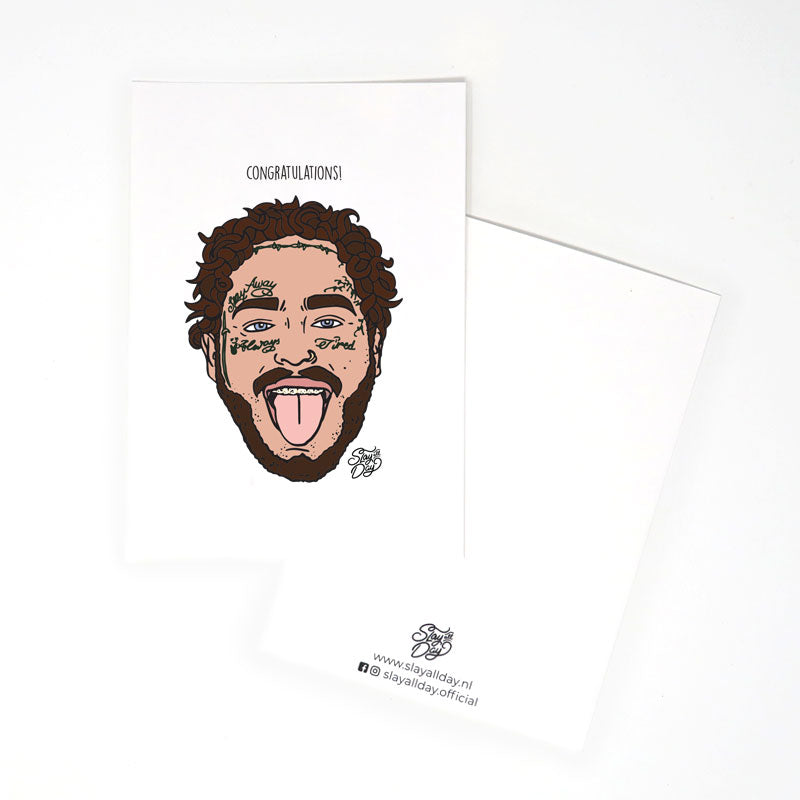 Congratulations! - Post malone | Postcard