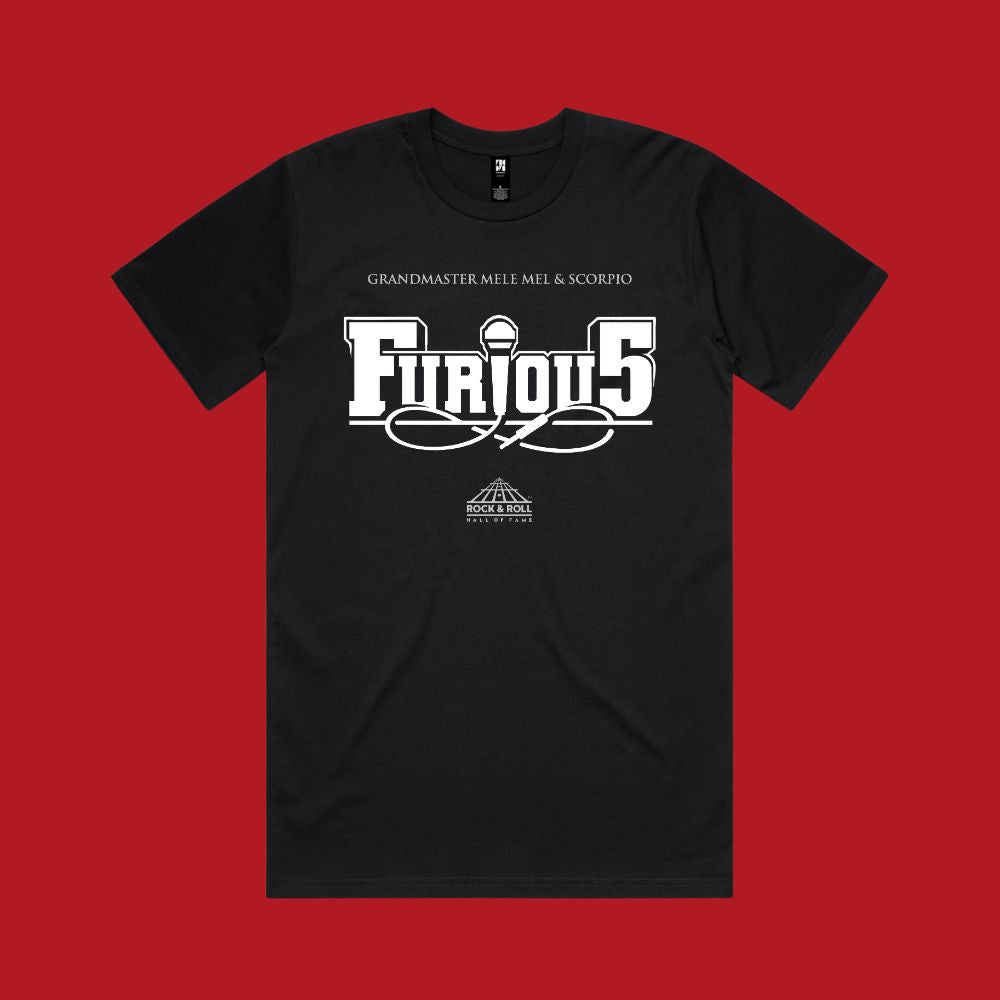 Grandmaster Mele Mel & Scorpio - Furious Five T-Shirt Black - Official