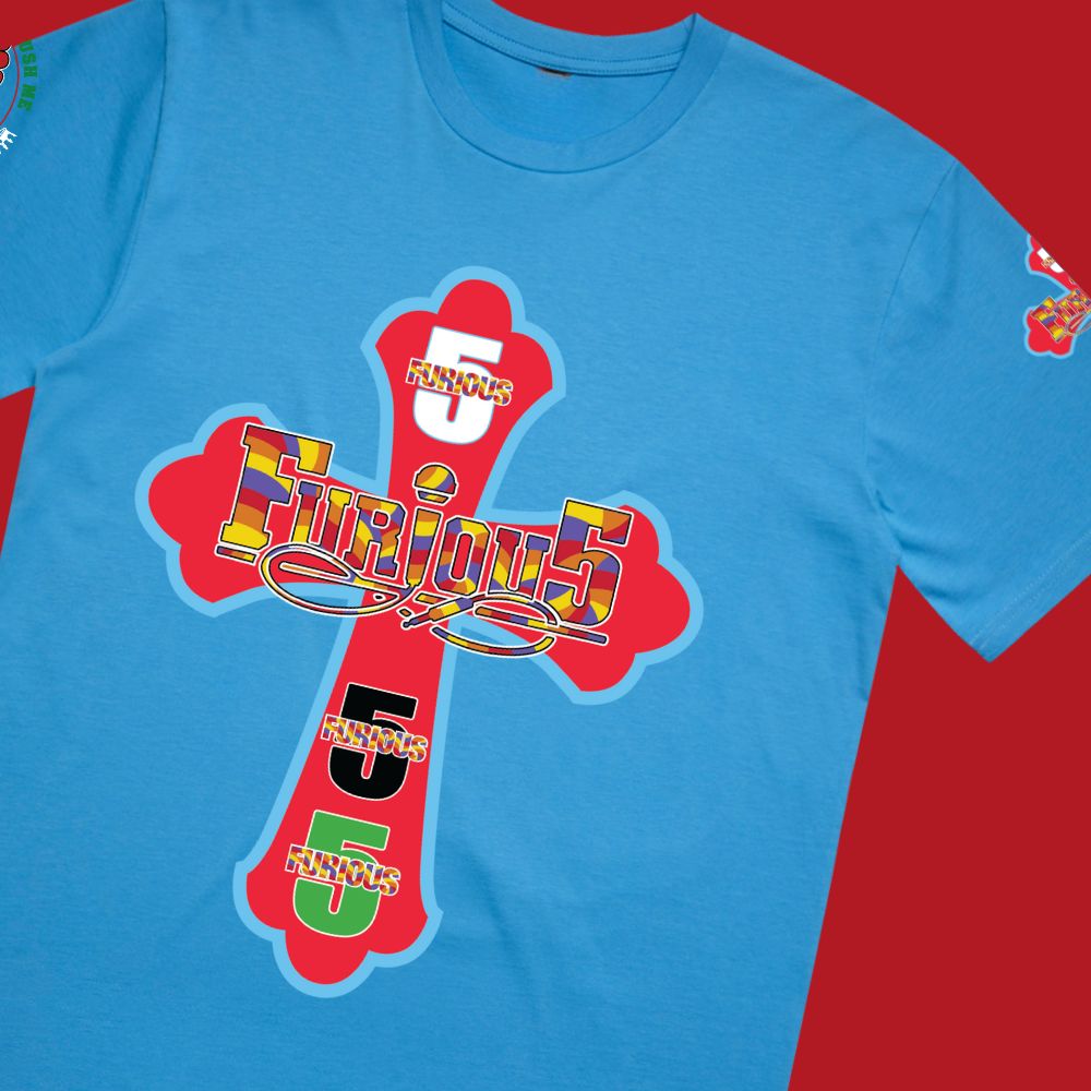 Furious Five T-Shirt Blue - Official