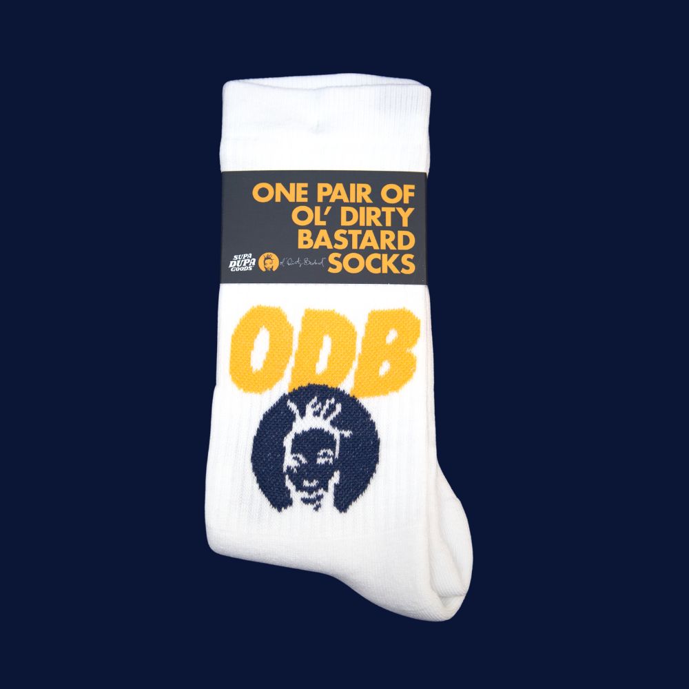 Ol' Dirty Bastard 'ODB' Text Socks