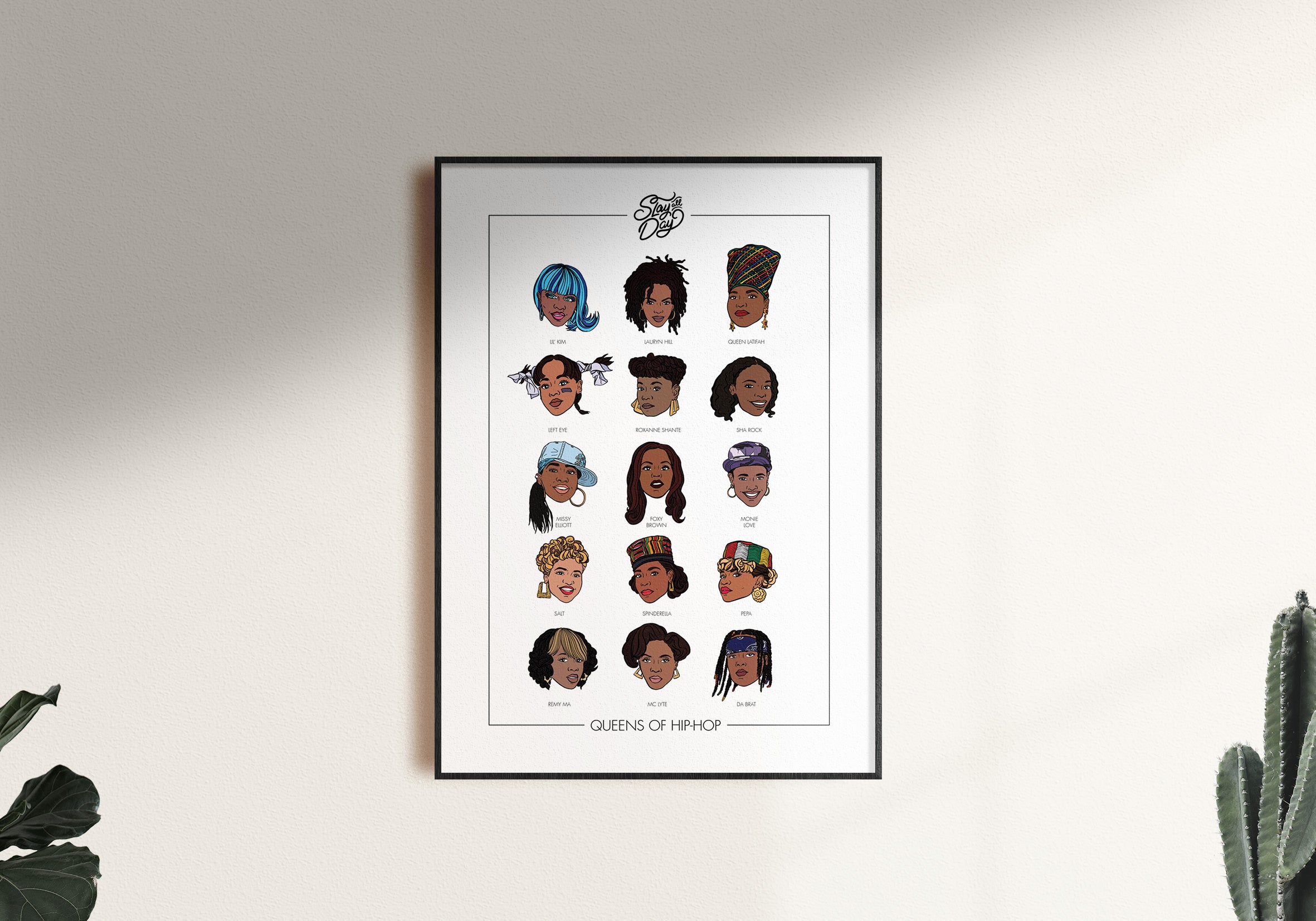 female hip-hop artists poster