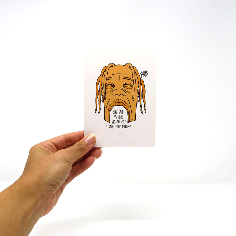 Sicko mode Travis Scott - Postcard